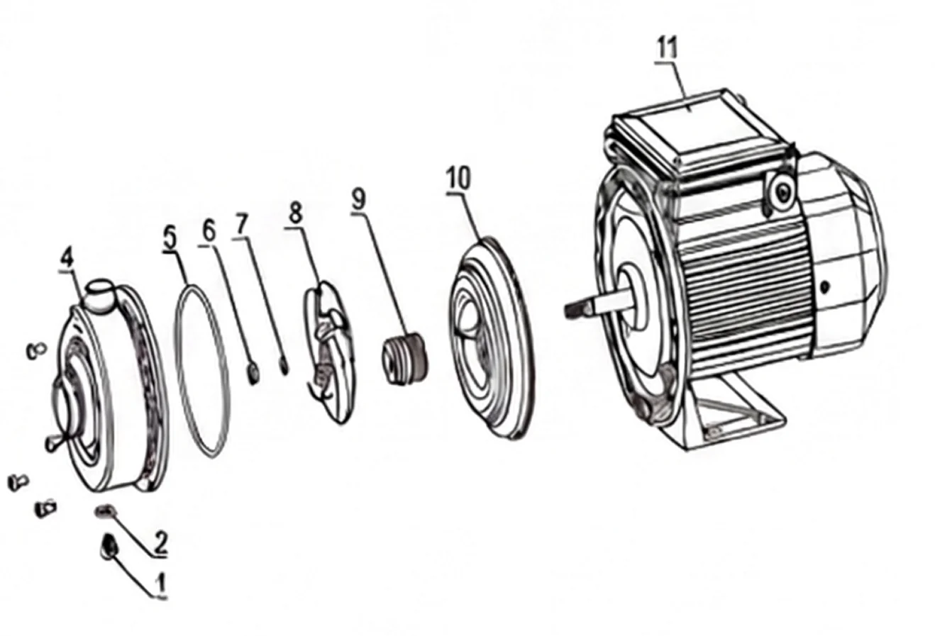 FDWK025 FDWK037 FDWK50 exploded view diagram